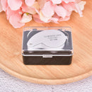 Portable Mini Magnifier With LED Light Jewelry Metal 40x Magnifying Glass Loupe