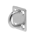4 Pack 6mm Square Eye Plates Marine Grade 304 Stainless Steel Anchor Pad Eyes