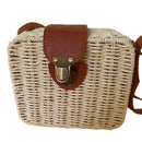 women's handbags mini women messenger bags Square Straw ladies Crossbody Ba M8S4