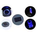 Solar Cup Holder Bottom Pad LED Light Cover Interior Trim Decor For All Cars