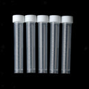 5pcs 10ml Graduated Cryovial Measure Tube Test Vial Holder Container w/ Cap