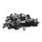100 Pcs Girls Kids Hair Snap Clips Black Metal BB Hairclip Accessories 5cm S Nw