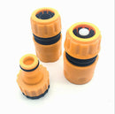 Garden Hose Tap Connector Fitting Water Attachments Nozzle Starter Set 3 PC