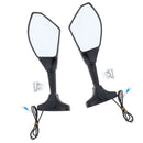 Rear View Mirrors Muscle LED Turn Signals Light Universal Replaceable