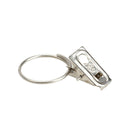 20pcs Stainless Steel Window Shower Curtain Rod Clips Rings Drapery Clips
