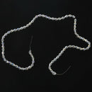 Fashion 72pcs Faceted Glass Crystal Charm Teardrop Style Spacer Beads 8x6mm