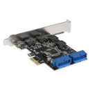 U3N014S PW4 Desktop Front PCIe Transfer USB3.0 19PIN Interface Adapter Card