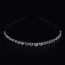 Hair band Crystal Headband Hairband Rhinestone Fine Hair Hoop Hair Accessories,a