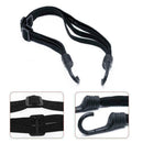 Motorcycle Motorbike Helmet Elastic Rope Strap Luggage Hook Bungee W/ 2 Net G4H8