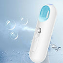 White 22 Ml Mini Nano Mister Spray Bottle Battery Operated Facial Steamer M