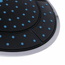 Round Shape Bathroom Top Shower Head Straight Screw Rainfall Showering Sprayer