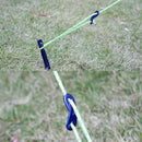 5pcs Quick Knot Anti Slip Aluminum Alloy Tent Wind Rope Buckle Accessory