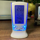 Digital Backlight LED Display Table Alarm Clock Snooze Alarm Thermometer X3E8