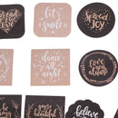 English blessings creative hand account decoration DIY stickers 5 piSEAU