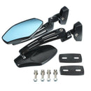 Black Motorcycle Rear View Mirror For Suzuki Gsxr 600 750 1000 Ostrich Sv65