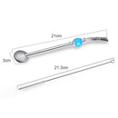 Yerba Mate Bombilla Gourd Drinking Filter Straws Food-Grade Stainless Steel 8.3