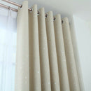 Modern Blackout Window Curtains for Living Room Bedroom Stars Curtain Door  E9C6