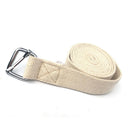 Cotton Yoga Strap Belt D-Ring Buckle Home Exercise Fitness Resistance Band Delu