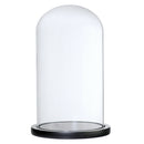 Glass Cover Landscape Vase Terrarium Container Flower Holder Dome_Black G