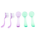 5Pcs Nail Art Dust Cleaning Brushes Manicure Pedicure Nails Washing Brush