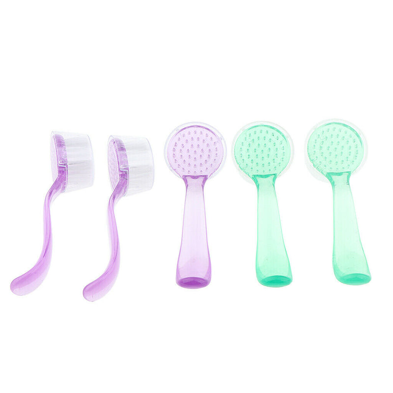 5Pcs Nail Art Dust Cleaning Brushes Manicure Pedicure Nails Washing Brush