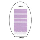 100*180 cm Pure Cotton Tassel Bath Towel Pure Cotton Towel Linen Beach Towel