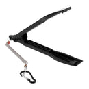 Fishing Gripper Plier Fish Body Clamp Holder Controller with Lanyard Black