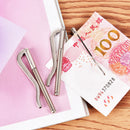 metal money clips stainless steel money cash clip clamp holder for pocket  JS