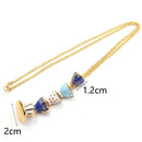 Woman Long Sweater Chain Tea Cup Pendant Necklace Enamel Charm Jewelry Gift@