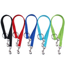 Nylon Two Way Double Dog Leash Lead Walk Two Dogs With One Lead Coupler N D U6O6