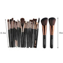 22pcs Beauty Makeup Brushes Set Cosmetic Foundation Powder Blush Brush Kit A