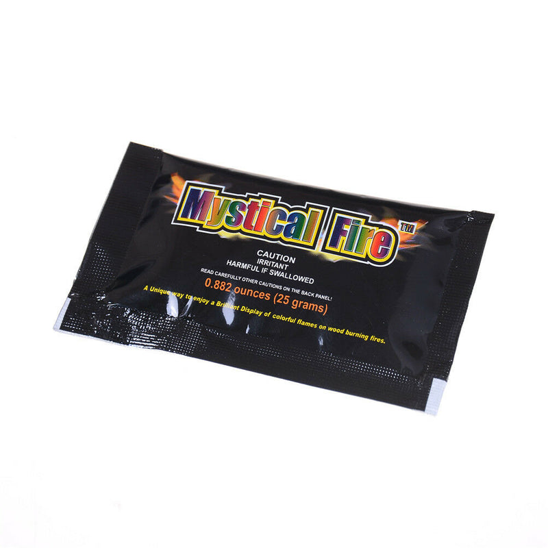 25g Mystical Fire Magic Tricks Coloured Flames Bonfire Sachets LJ