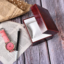 watch box luxury wood box with pillow package case Jewelry storage gift box ES