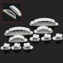 10Pcs White Cord Clips Desk Tidy Wire USB Charger Cable Holder Organiser New