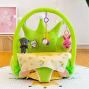 Baby Sofa Support Seat Cover Learning To Sit Chair Case No Filler (Green)