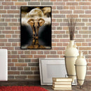 Elephant 5D Full Round Diamond Painting Cross Stitch Home Decor Needlework