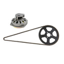 68T Rear Chain Sprocket + 25H Roller Chain 68 Links + 7T Clutch Bell Housing for