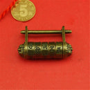 Chinese Old Style Carved Word Password Padlock Locks