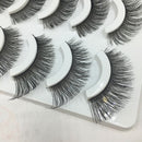 5Pairs Handmade False Eyelashes Makeup Long Thick Eye Lashes Extensions Nautral.