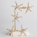 Fashion Lady Girl Beach Wedding Natural Starfish Sea Star Hair Clip Hairpin FT