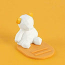 White Bear Support Cell Phone Stand Holder Geometric Desktop Tablet Bracket s
