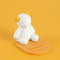 White Bear Support Cell Phone Stand Holder Geometric Desktop Tablet Bracket s
