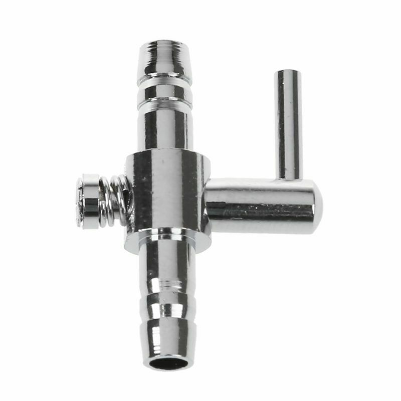 Aquarium Fish Tank Air Flow Control Lever Pump Single Way Valve, 4 Piece Y4P7