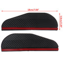 2pcs Car Side Rear View Mirror Rain Eyebrow Visor Carbon Fiber Sun Shield Cover-