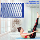 Spike Yoga Cushion Relieve Pain Acupuncture Massage Mat (Sapphire Blue) A