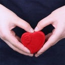 Ring Box Engagement Luxury Red Love Heart Wedding Jewellery Display Box