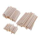 150x Wooden Craft Sticks Balsa Wood Stick for Kids DIY Craft Making 5/8/11cm