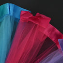 Kids Lovely Handmade Colorful Tutu Skirt Girls Rainbow Tulle Tutu Mini Skir