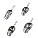 4pc Stainless Steel Ice Scoop Shovel Grains Sweets Buffet Candy Food Measure