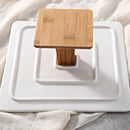 Creative European Ceramic Cake Pan High Dessert Bread Fruit Plate Dessert T